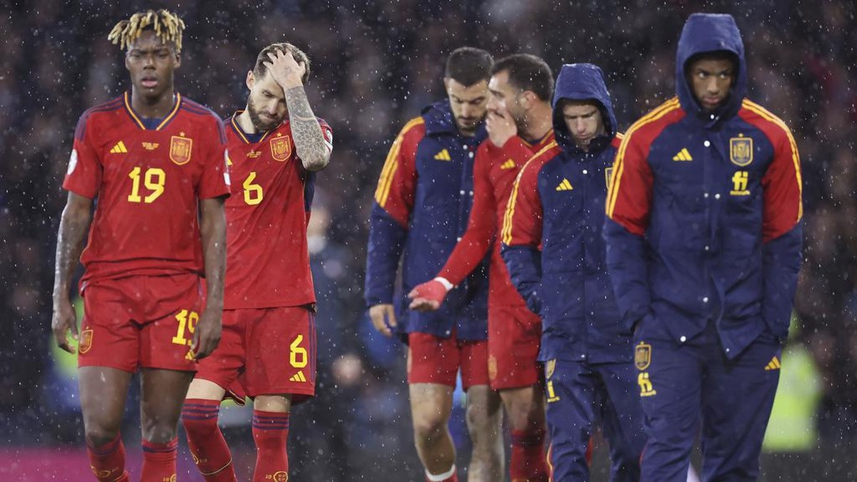Timnas Spanyol tanpa taring di kandang Skotlandia (AP/Steve Welsh)