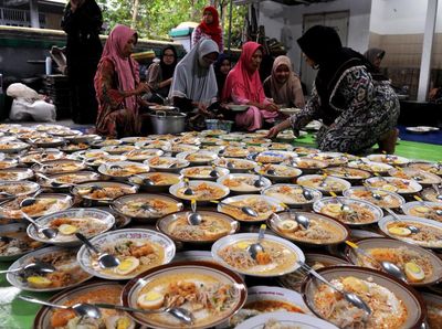 Tradisi Unik Takjil Bubur Sayur di Bantul untuk Buka Puasa