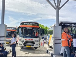 2 Bus Rute Kupang-Dili Mulai Ngaspal, Penumpang Rindu Timor Leste
