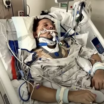 Kondisi Jeremy Renner saat masih dalam kondisi kritis usai kecelakaan fatal awal Januari 2023.