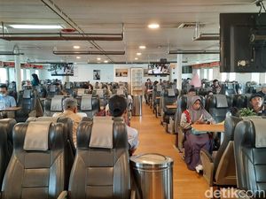 Mudik Nyaman ke Sumatera, Bisa Banget Naik Kapal Ekspres, Ini Potretnya