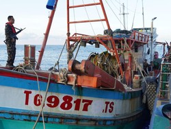 KKP Tangkap Kapal Ilegal Asal Vietnam di Laut Natuna