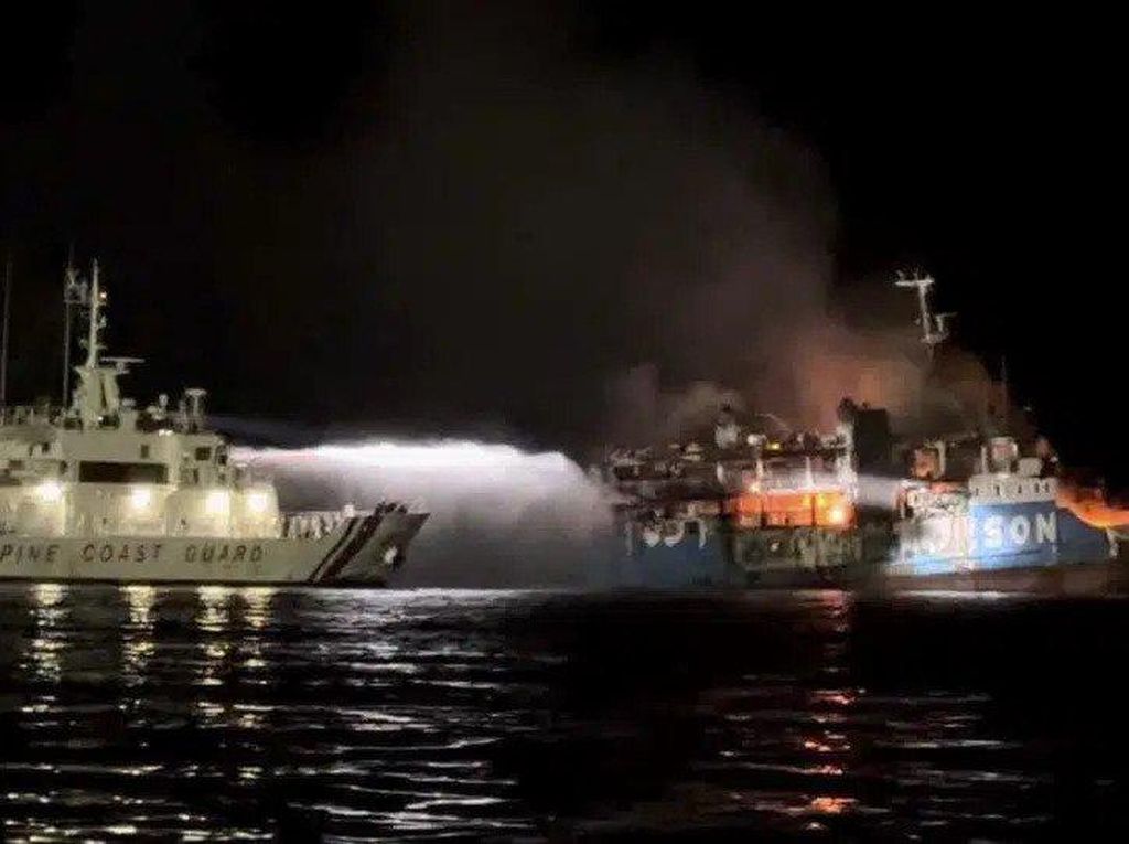 Bertambah, 31 Orang Tewas dalam Insiden Kapal Feri Terbakar di Filipina Bertambah, 31 Orang Tewas dalam Insiden Kapal Feri Terbakar di Filipina