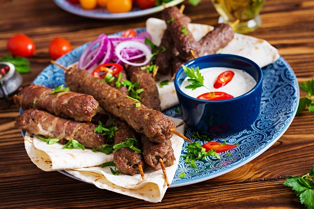 Kebab menjadi camilan berbuka puasa khas Timur Tengah