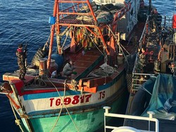 Tangkap Ikan di Laut Natuna, Kapal Asal Vietnam Diciduk KKP