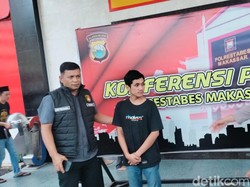 Pemotor di Makassar Ngaku Tak Tahu Ada Konvoi RI 1 Saat Terobos Mobil Jokowi