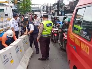 U-Turn Depan Pasar Kramat Jati Juga Ditutup