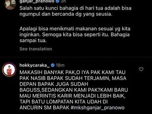 Arkhan Fikri-Hokky Caraka Tumpahkan Komentar Nyesek di Instagram Ganjar Arkhan Fikri-Hokky Caraka Tumpahkan Komentar Nyesek di Instagram Ganjar