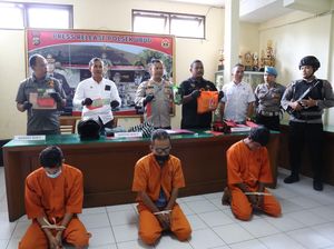Polisi Tangkap 3 Pelaku Perampokan-Curanmor di Ubud