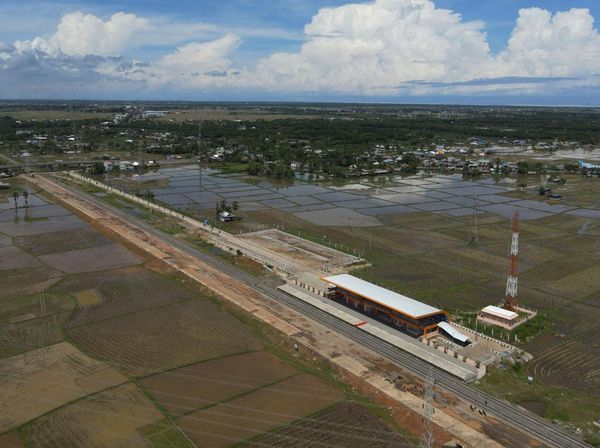 Potret Stasiun Rammang-Rammang di Jalur KA Makassar-Parepare