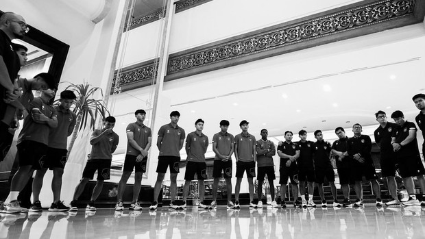 Potret kebersamaan timnas U-20 Indonesia.