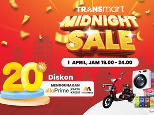 Diskon Gede-gedean Transmart Midnight Sale Hanya 5 Jam, Gas Ton! Diskon Gede-gedean Transmart Midnight Sale Hanya 5 Jam, Gas Ton!