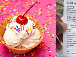 Aneh! Gerai Es Krim Ini Bebankan Biaya Asuransi Pegawai ke Pembeli