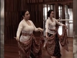 Gaya Ariel Tatum Menari Tarian Yogyakarta Curi Atensi, Cantik & Ayu Berkebaya