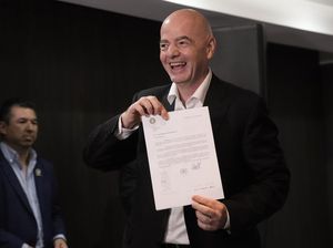 Infantino: Argentina Pantas Jadi Tuan Rumah Piala Dunia U-20 Infantino: Argentina Pantas Jadi Tuan Rumah Piala Dunia U-20
