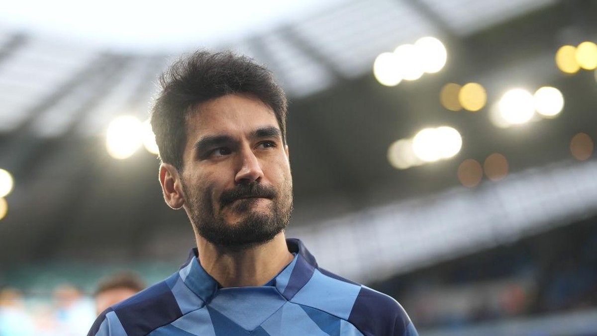 Ilkay Guendogan merasa akan cocok dengan Xavi Hernandez di Barcelona (Foto: Manchester City FC via Getty Ima/Tom Flathers)