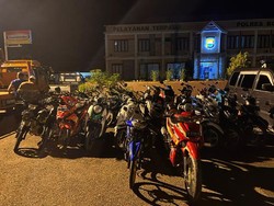 Polisi Amankan 25 Motor Balap Liar di Bone, Dikembalikan Setelah Lebaran