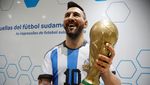 Penampakan Patung Lilin Messi, Sejajar dengan Maradona dan Pele