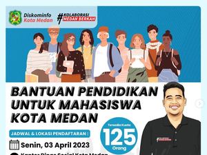 Beasiswa Pemkot Medan 2023 bagi Mahasiswa, Berikut Informasi Lengkapnya