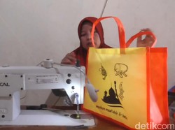 Berkah Ramadhan, Perajin Tas Parcel Lebaran Banjir Pesanan