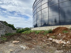 Warga Kecam Watertank PDAM di Perumahan Pesona Depok II: Khawatir Jebol