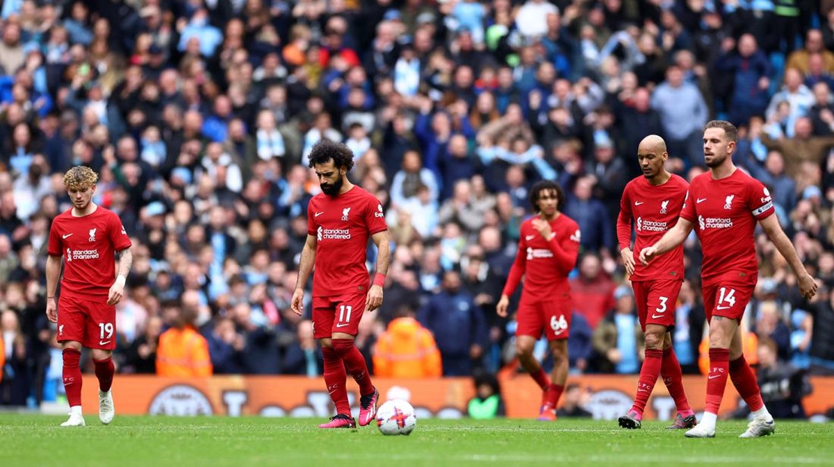 Liverpool kalah telak 1-4 di markas Manchester City (Foto: REUTERS/CARL RECINE)