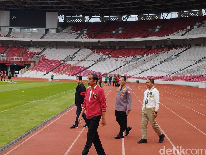 Presiden Jokowi di GBK Temui Timnas Indonesia U-20