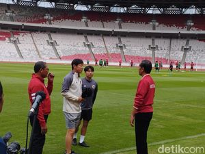 Jokowi Temui Timnas RI U-20 di GBK Didampingi Erick Thohir dan Kapolri