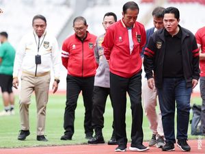 Jokowi Beri Semangat ke Pemain Timnas U-20