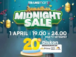 Jangan Lupa Transmart Midnight Sale Malam Ini! Beli Sepeda Listrik Hemat Rp 1,2 Juta