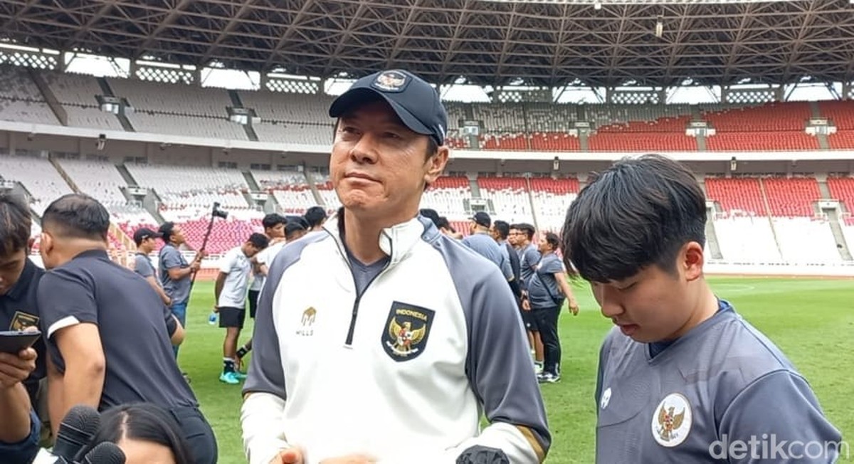 Shin Tae-yong (Foto: Mercy Raya/detikSport)
