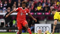 Usai turun minum, Bayern menciptakan gol keempatnya dari Kingsley Coman.  REUTERS/Lukas Barth  