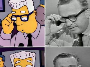 Saat Karakter The Simpsons Mengulang Foto Momen Ikonik Dunia