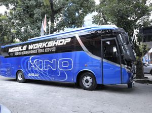 Hino Sulap Bus Jadi Bengkel Berjalan, Siap Dukung Kelancaran Mudik Lebaran 2023