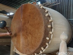 Berkah Ramadhan Perajin Beduk di Mojokerto, Omzet Tembus Rp 400 Juta