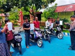 Sepekan, 10 Motor Berknalpot Brong Milik Pelajar Karangasem Disita