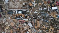 Foto Udara Dampak Tornado di Indiana AS