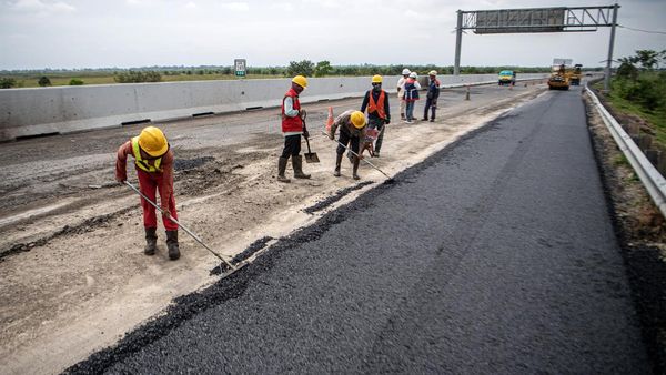 Jelang Mudik Lebaran, Tol Kayu Agung-Palembang Diperbaiki