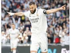 Real Madrid Menang 6-0 Atas Real Valladolid, Benzema Hattrick!