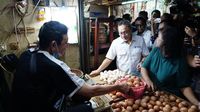 Mendag Tinjau Bapok di Pasar Rawamangun