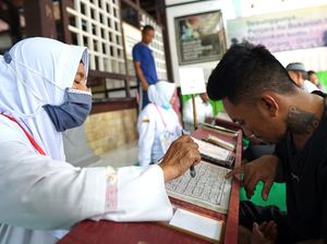 Napi Lapas Gorontalo Isi Waktu Ramadan dengan Tadarus Al-Quran