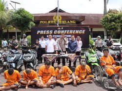 10 Bandit Jalanan di Malang Diciduk Dalam Sebulan