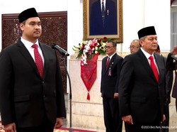 Dito Ariotedjo Resmi Diangkat Jokowi Jadi Menpora Baru