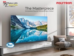 Seru! Nonton Pakai Polytron Mini LED Smart TV, Film Terasa Lebih Nyata