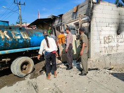 Pom Bensin Mini di Rumpin Bogor Terbakar, Seorang Warga Terluka