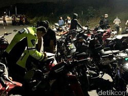 Razia Balap Liar di JLS Tulungagung, 200 Kendaraan Diamankan