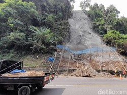 Jelang Mudik, Begini Penampakan Tebing Cadas Pangeran yang Pernah Longsor