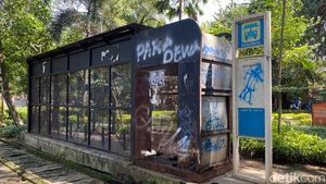 Ulah Tangan Jahil Rusak Fasilitas Taman Cibeunying Kota Bandung