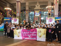 TRANS7 Ajak Anak Yatim Ngabuburit Main Salju di Trans Snow World