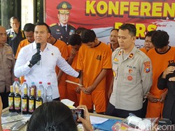 6 Pesilat Nganjuk Pelaku Pelemparan Batu Lukai 2 Orang Ditangkap